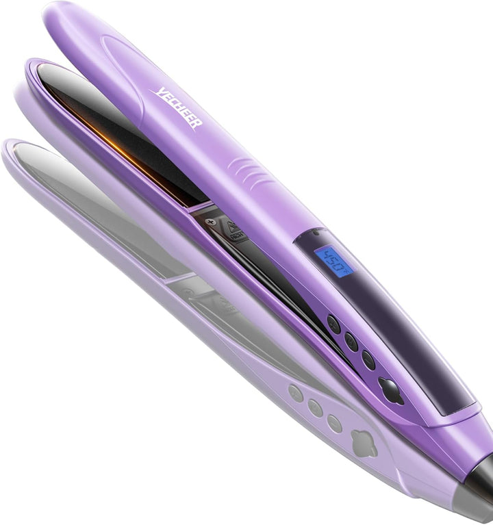 Plancha plana de cerámica de 1 pulgada con vibración sónica para me...