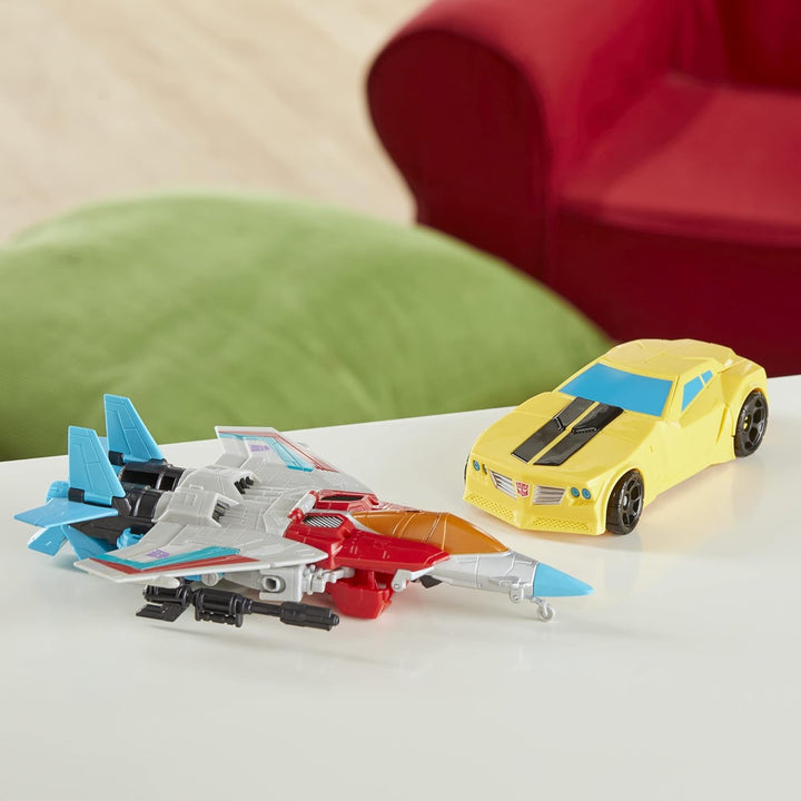 Transformers Toys Heroes and Villains Bumblebee and Starscream - Pa...