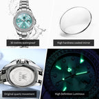 OLEVS Relojes para Mujeres Lujo Diamante con Fecha Analógico Cuartz para Mujer