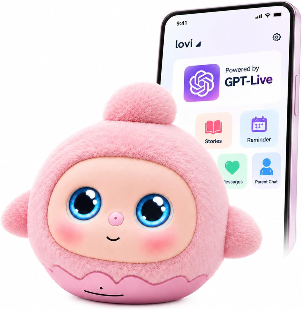 Lovi AI Companion Robot Interactivo, Juguetes Inteligentes que Hablan Emocionalmente para Niños