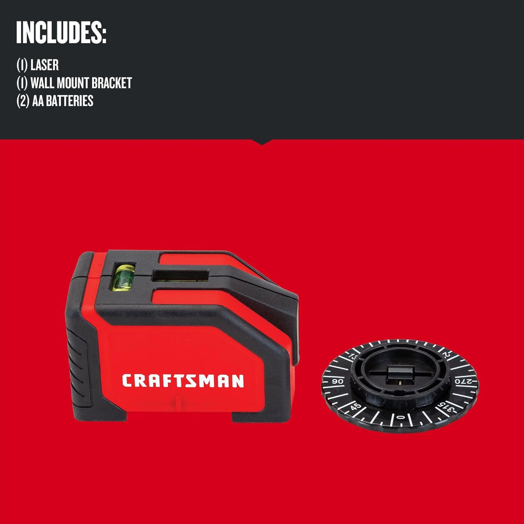 CRAFTSMAN CMHT77634 15'. láser de montaje en pared