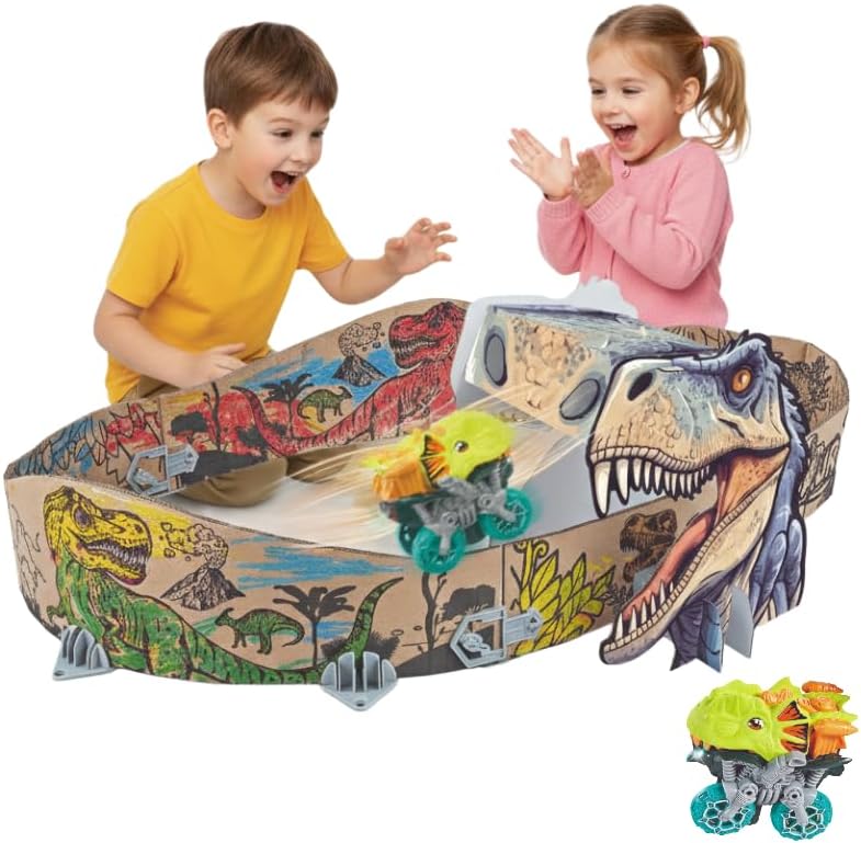 Pista de carreras de dinosaurios juego de dinosaurios