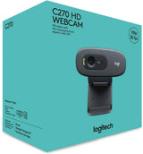 Logitech C270 - Webcam para computadora de sobremesa o portátil (pa...