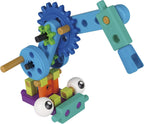 Thames & Kosmos Primer kit de ingeniería de robots para niños: experimento STEM para jóvenes aprendices | Construye 10 robots sin motor | Juega y aprende con manual en formato libro de cuentos |