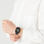 Casio POP Reloj digital con iluminación LED de banda basada en bio-based y alarma diaria