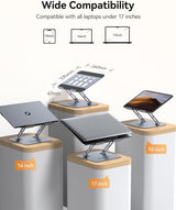 ORICO ST11 - Soporte ergonómico para computadora portátil, elevador...