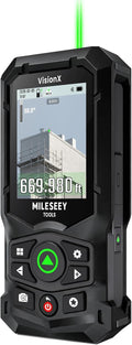 MILESEEY Medidor láser verde S50C con cámara, zoom digital de 8 ×, 670 pies