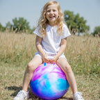 Bolas Saltarinas para Niños de 10 años en adelante, Bola Saltarina de 22 Pulgadas con Asa, Saltarina Inflable de 22", Juguetes Saltarines de 55cm, Juguetes Grandes de Salto para Niños y Niñas