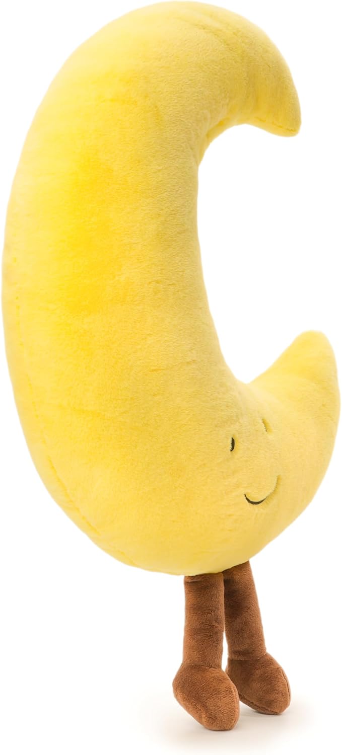 WEIGEDU Crescent Moon - Peluche de animal de peluche, bonita almoha...