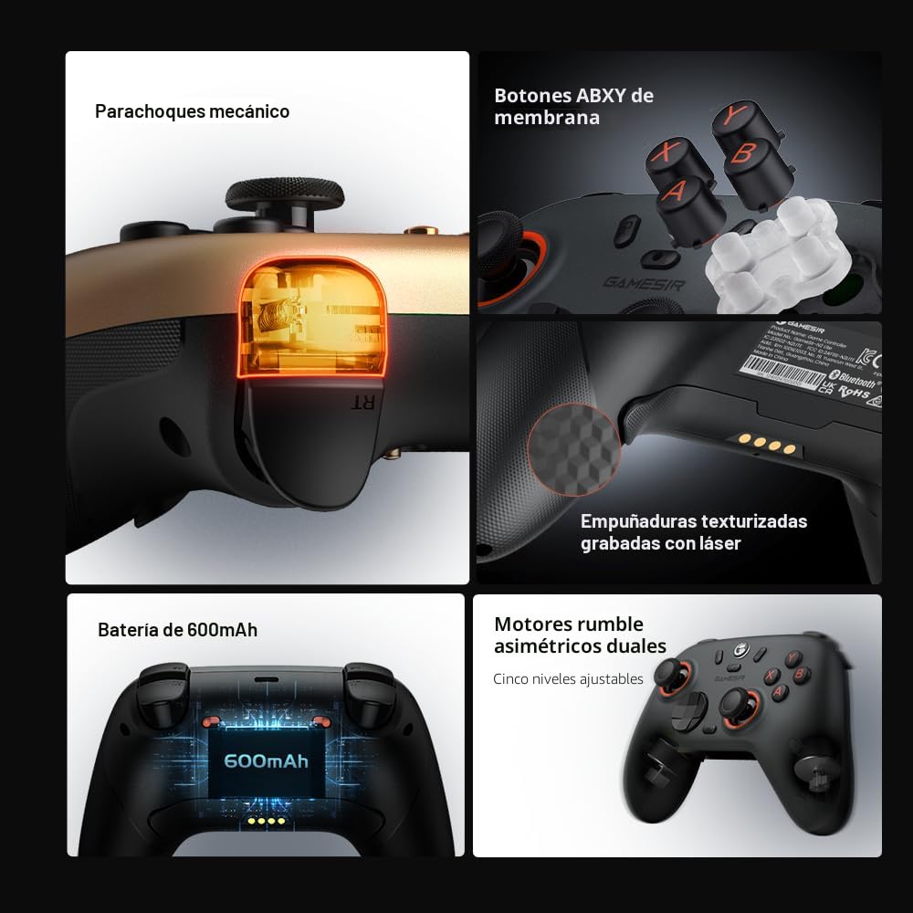 GameSir Nova Lite 2 Wireless PC Controller with Hall Effect Joystic...