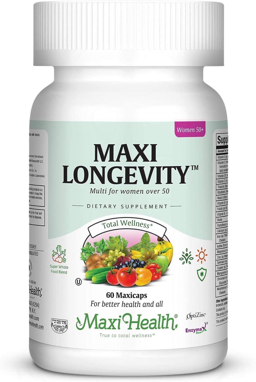 Multivitamínico 50 Plus para mujer \u2013 Multivitamínico diario pa...
