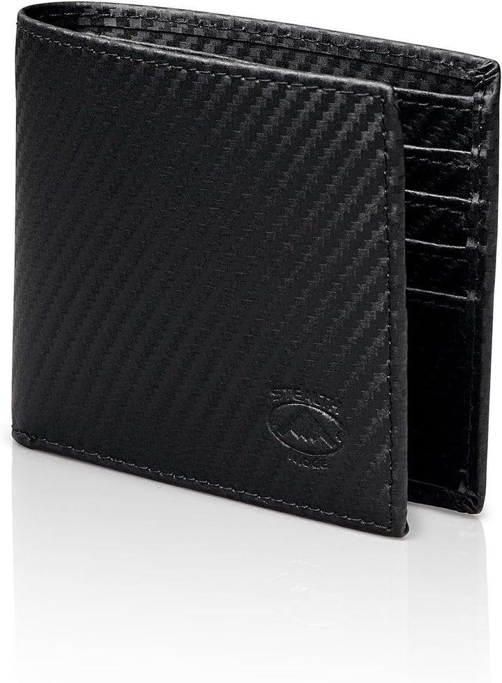 Stealth Mode Billetera de cuero para hombre. Billetera con RFID + 8...