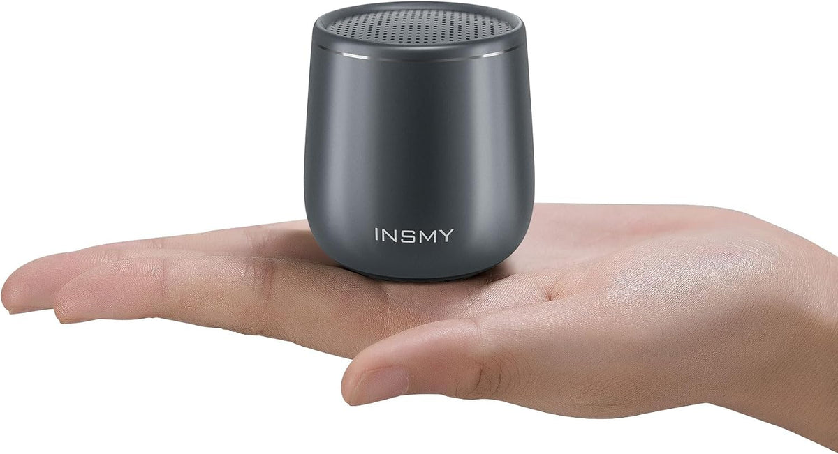 INSMY Pequeño altavoz Bluetooth, mini altavoces inalámbricos portátiles