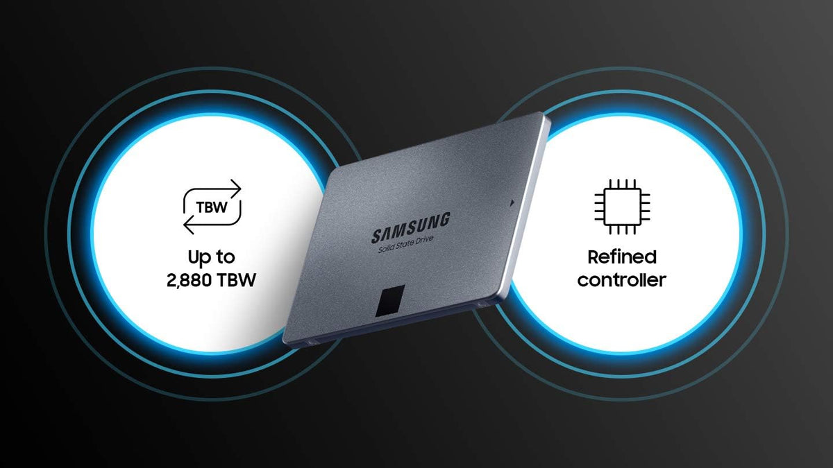 SAMSUNG 870 QVO SATA III SSD 2TB 2.5" Unidad de Estado Sólido I...