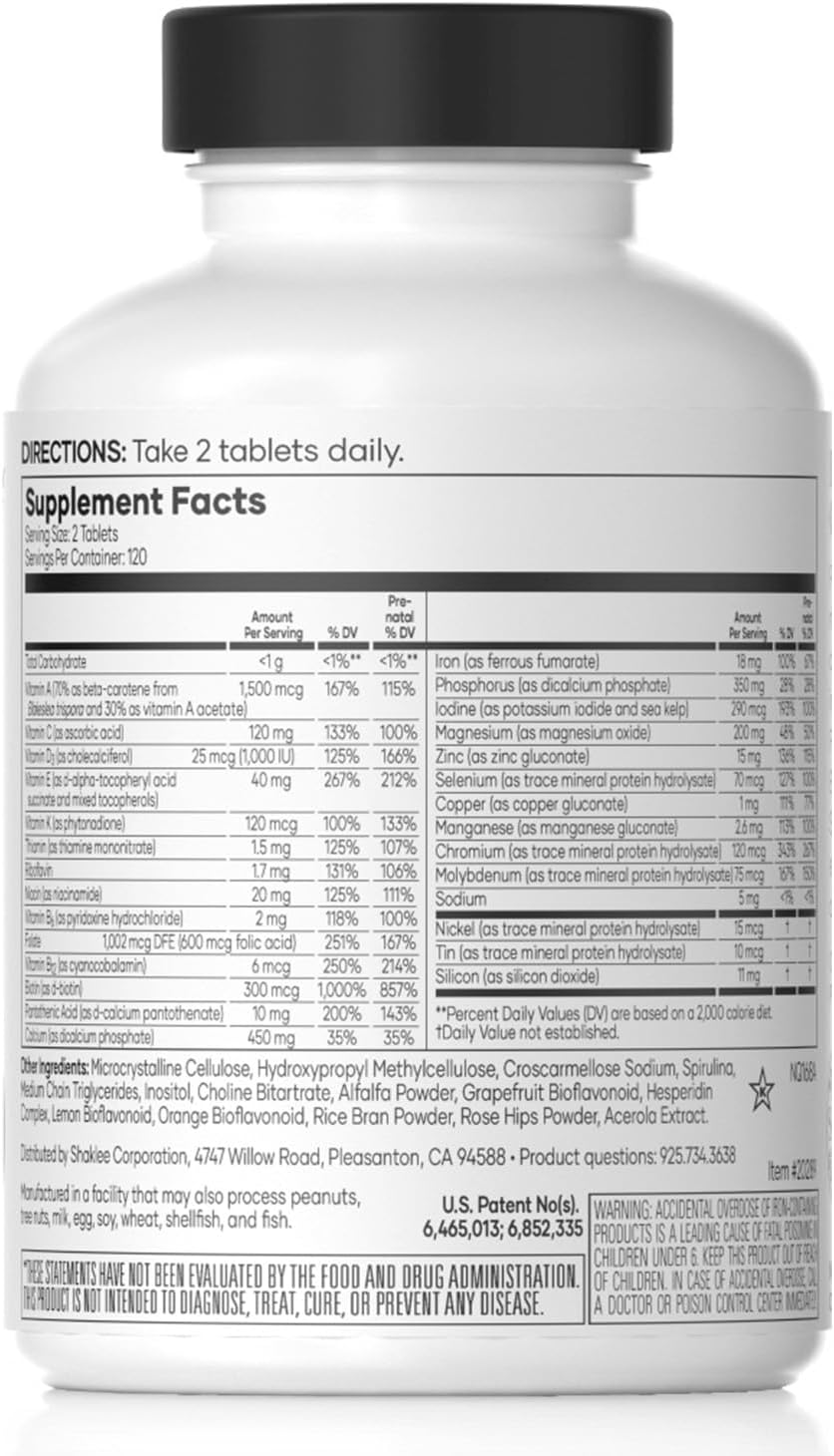Shaklee - Vita-Lea® Multivitamínico y multimineral de alta potencia...