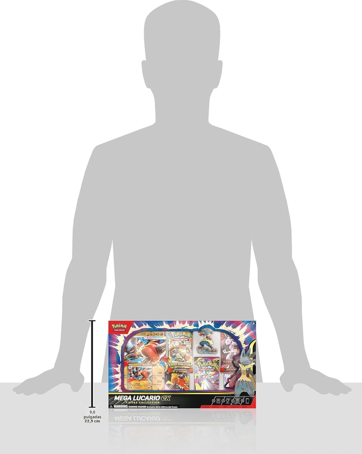 Pokémon TCG: Colección de figuras Mega Lucario ex
