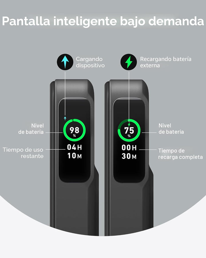 Anker MagGo Power Bank, Qi2 certificado 15 W cargador portátil ultr...