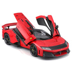 Bburago – Ferrari F80 a escala 1:18, modelo fundido a presión en el legendario rojo Ferrari, réplica detallada con puertas y baúl que se pueden abrir, licencia oficial de Ferrari, edad recomendada 3+