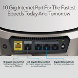 NETGEAR Router WiFi 6E de cuatro bandas Orbi (RBRE960), característ...
