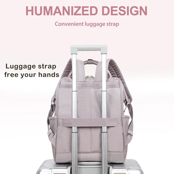 KROSER Mochila para laptop de 17 pulgadas, elegante mochila repelen...