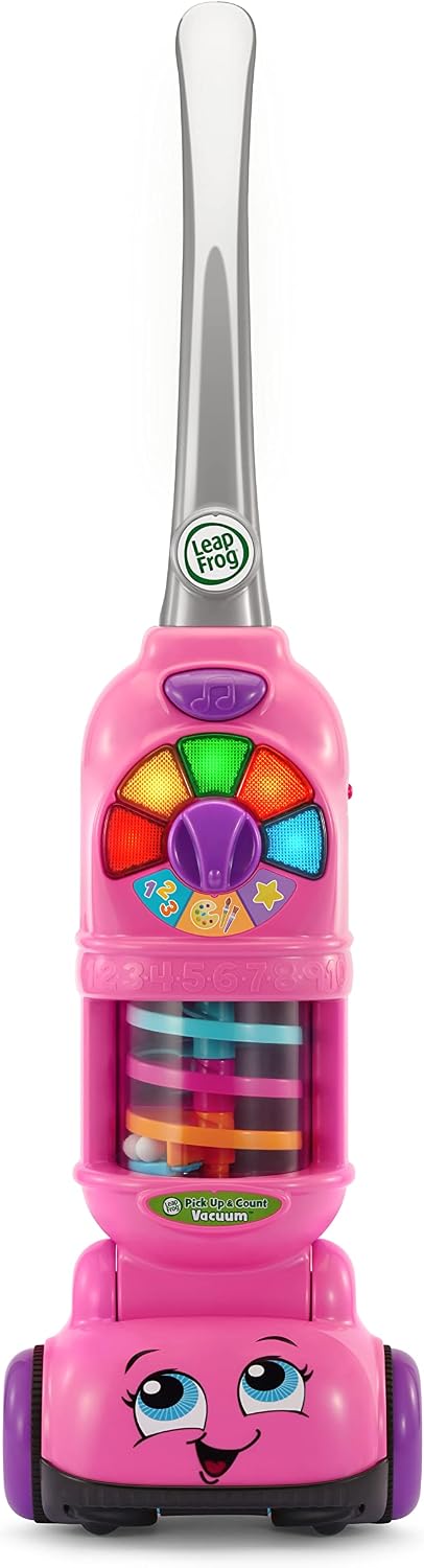LeapFrog Aspiradora de recogida y cuenta, rosa