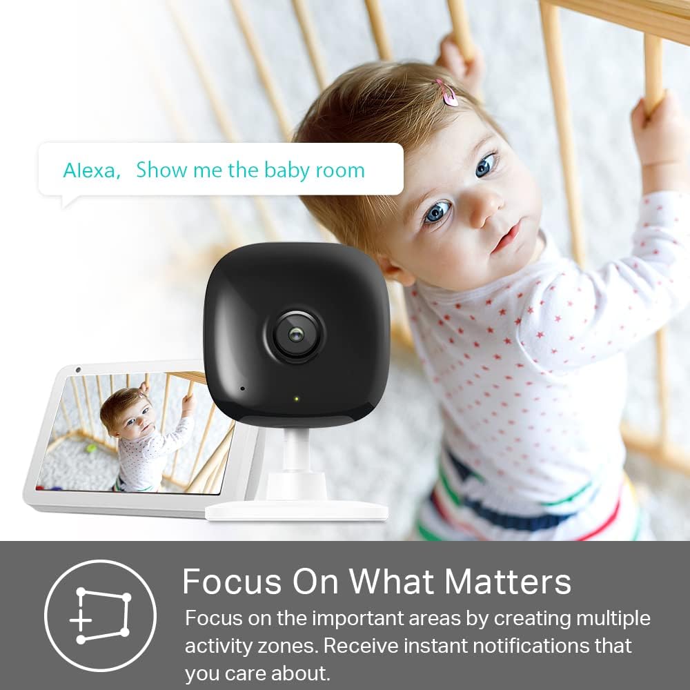Kasa Smart Cámara de Seguridad Interior 2K QHD, Detección de Person...