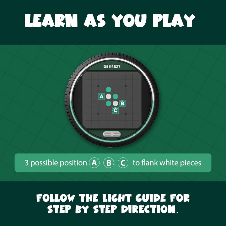 GiiKER Super Reversi - Juego de mesa de estrategia electrónica con...