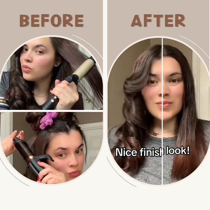BERTA Alisador y rizador de pelo 2 en 1, plancha plana profesional...