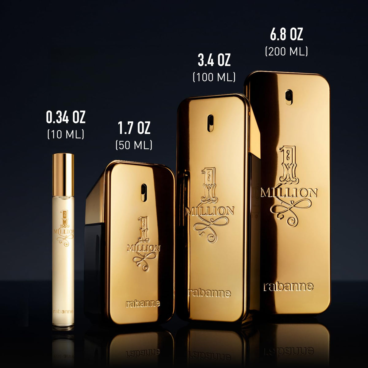 Paco Rabanne One Million para hombre Caja de estaño