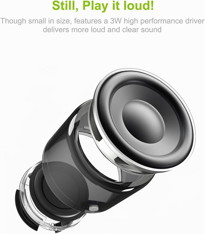 EWA Estuche de viaje incluido, altavoz Bluetooth portátil A106 Pro...