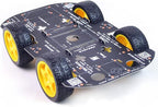 Chasis de Robot 4WD Robot Car Smart Chassis Kit con 4 motores TT para Arduino/Raspberry Pi/Jetson Nano, Kit DIY de aprendizaje de chasis robótico inteligente