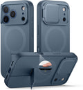 SURITCH para iPhone 18 Pro Case para MagSafe, Cubre-Cámara, Azul