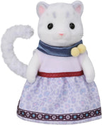 Sylvanian Families - 5814 Snow Leopard Family, juego con figura de animal, figuras de animales aterciopelados, leopardos, juguetes para niños de 3 años en adelante
