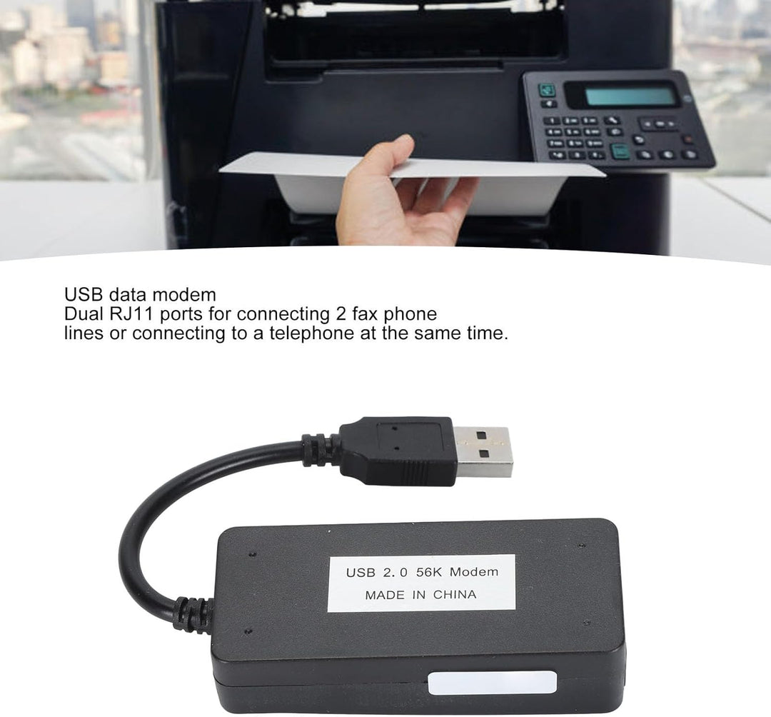 Módem de datos de fax con marcación externa USB 56K puerto