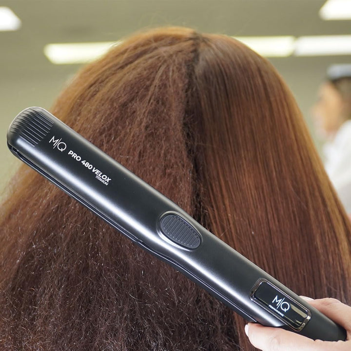 MQ Professional Plancha de pelo Pro 480 Velox Titanium Flat Iron \u...