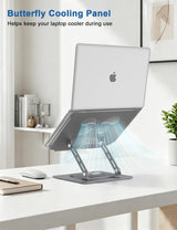 Aoviho Soporte ajustable para ordenador portátil de escritorio – El...