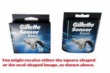 Gillette Cartuchos Sensor Excel - 10 unidades, paquete de 2