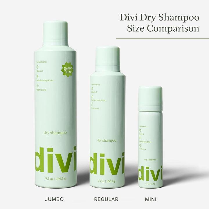 Divi Champú en aerosol seco para mujeres, formulado para absorber a...