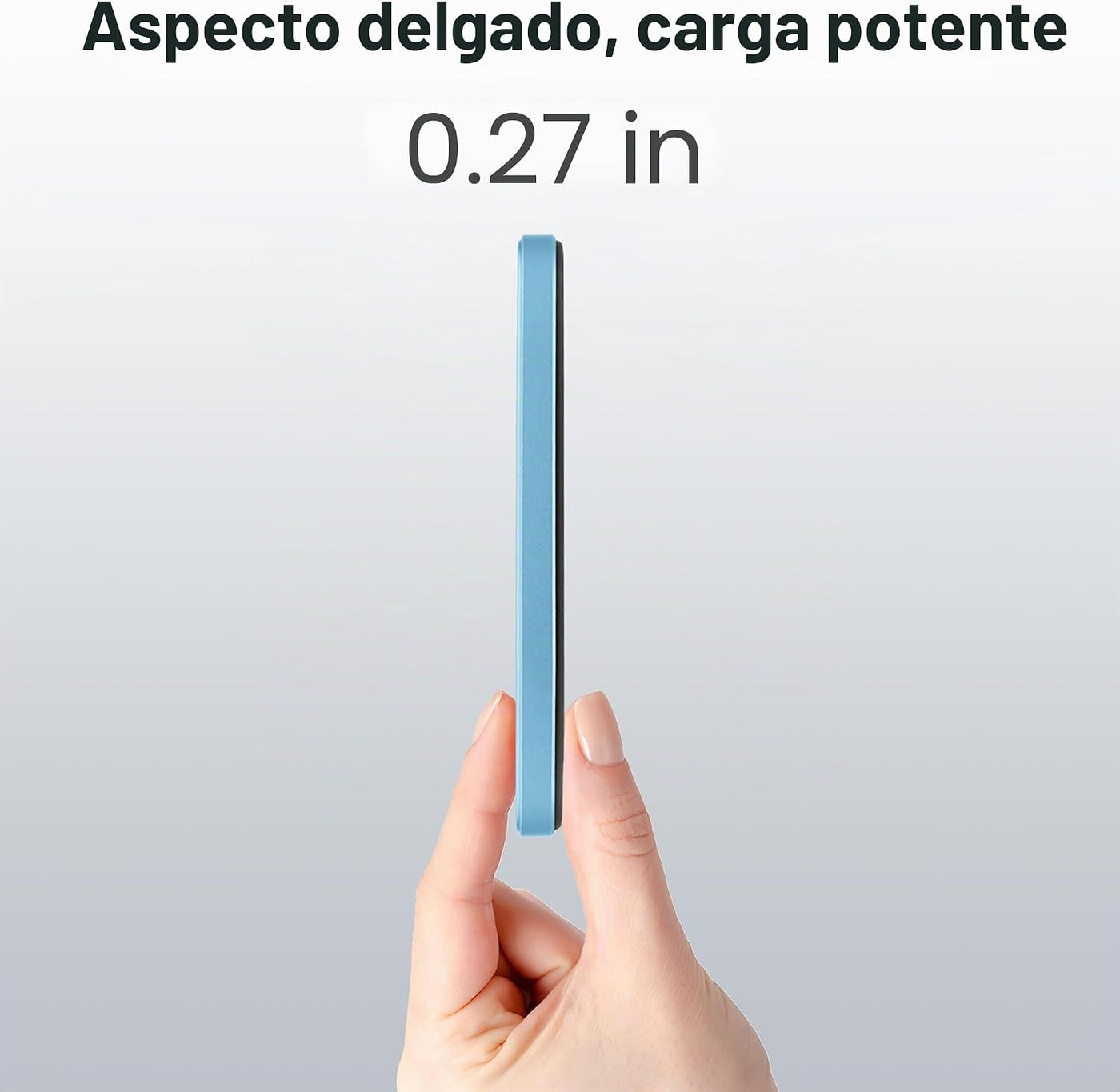 VONUV Cargador portátil magnético de 5000 mAh, cargador portátil in...