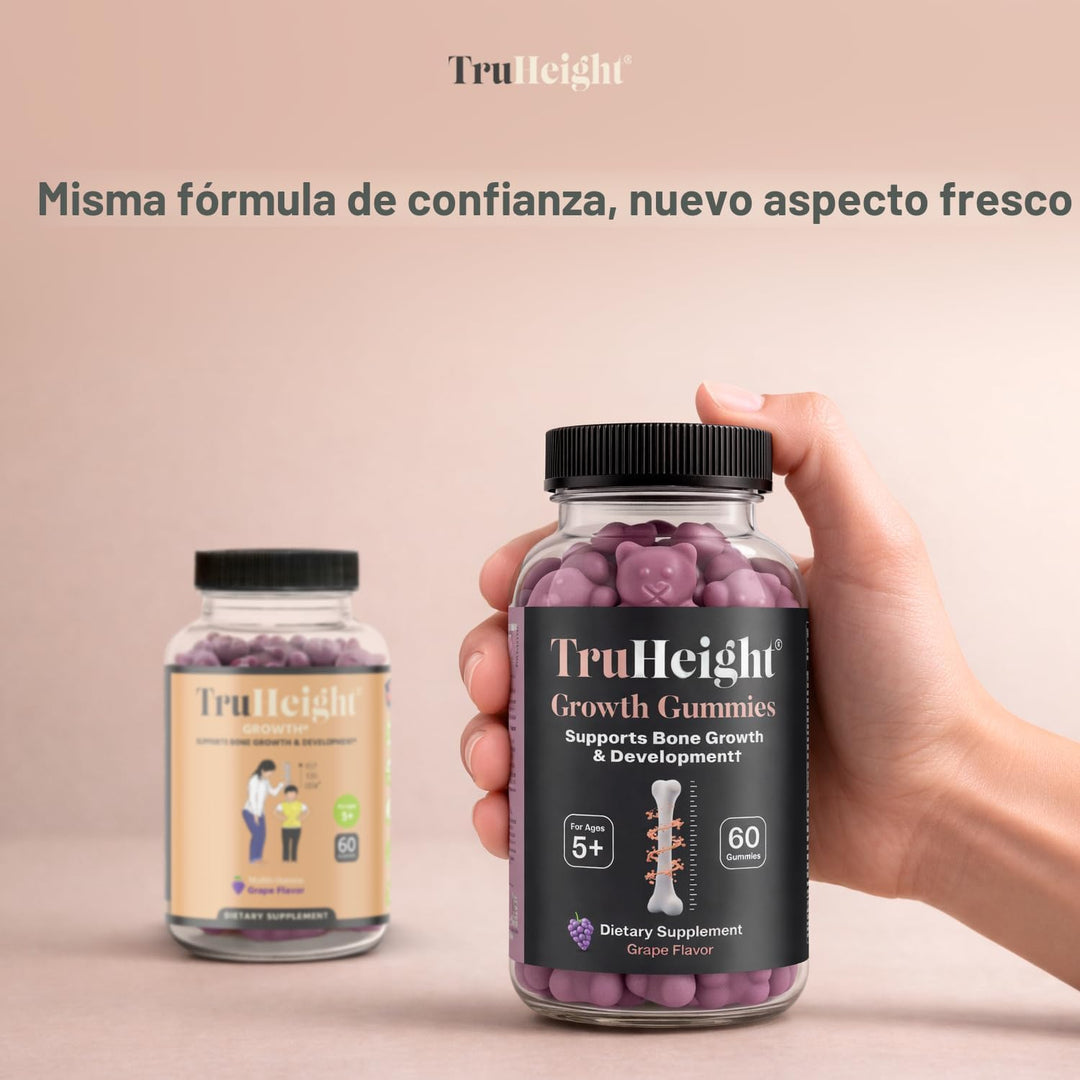 TruHeight Gomitas de crecimiento (uva) Suplemento nutricional alto...