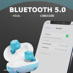 Auriculares Bluetooth Disney Lilo y Stitch con estuche de carga - Auriculares inalámbricos con micrófono incorporado + Hasta 30 horas de tiempo de reproducción - Regalos de Lilo y Stitch para niñas