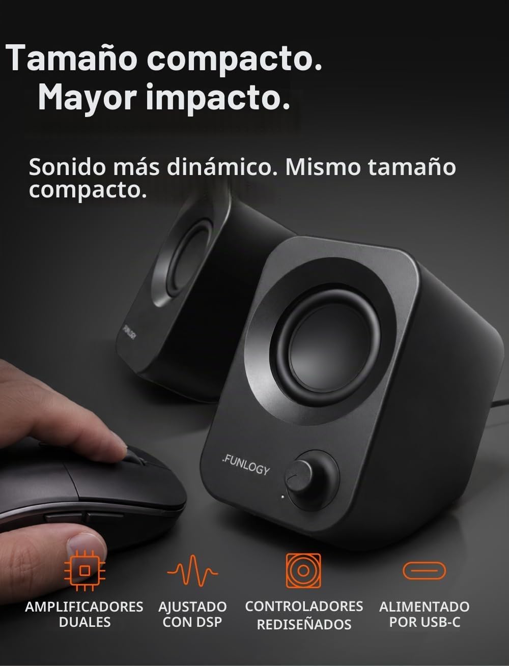 FUNLOGY Altavoz Plus (negro)