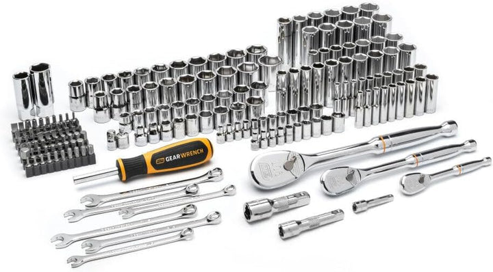 GEARWRENCH Juego de 185 herramientas manuales para mecánica - encas...