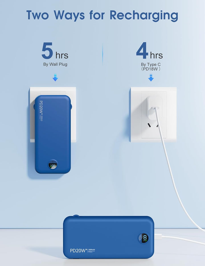 citicr Cargador portátil con cargador portátil, 10000 mAh PD20W USB...