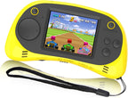 EASEGMER Juegos electrónicos portátiles de 16 bits para niños con 220 juegos de video HD, Amarillo