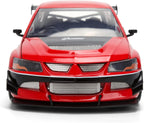 Jada Fast & Furious 2006 Mitsubishi Lancer Evolution IX - Coche fundido a presión a escala 1:24