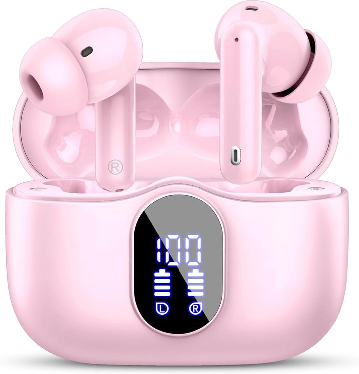 Btootos - Auriculares inalámbricos Bluetooth 5.4 con graves estéreo...