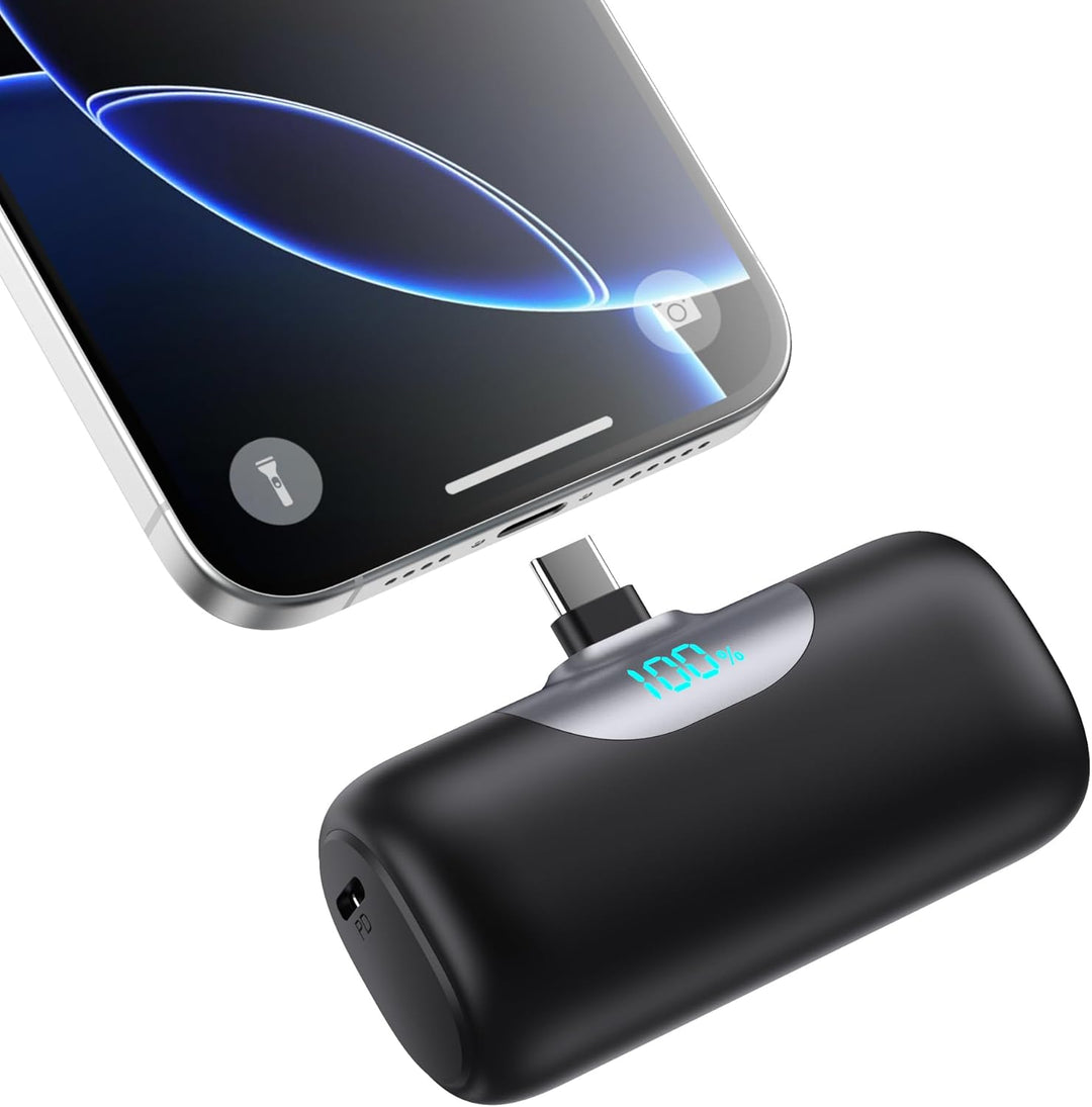 Mini cargador portátil para iPhone 17\/16\/15, cargador de batería...