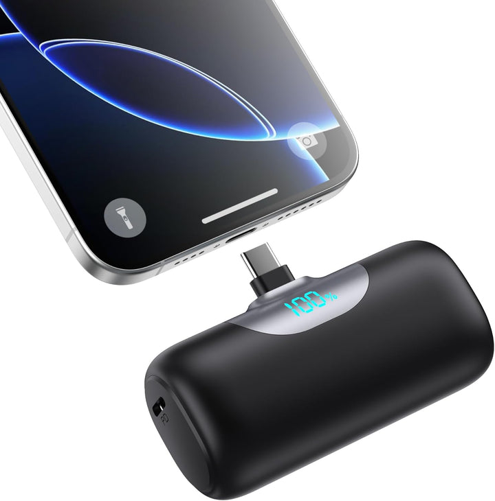 Mini cargador portátil para iPhone 17\/16\/15, cargador de batería...