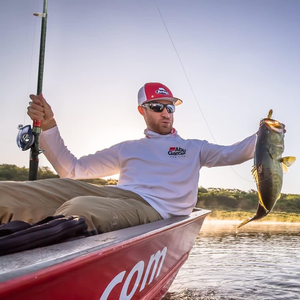 Combo de caña de pescar telescópica y carrete de pesca baitcasting, diestro